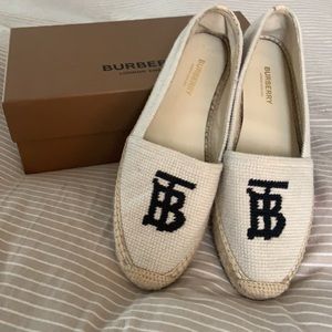 Burberry Tabitha Espadrille Flat, Size 40